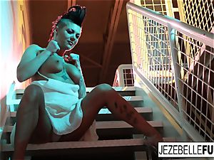 luxurious milf Jezebelle Bond Solo